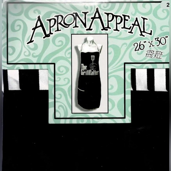 The Grilledfather -Godfather Apron New - Picture 2 of 2